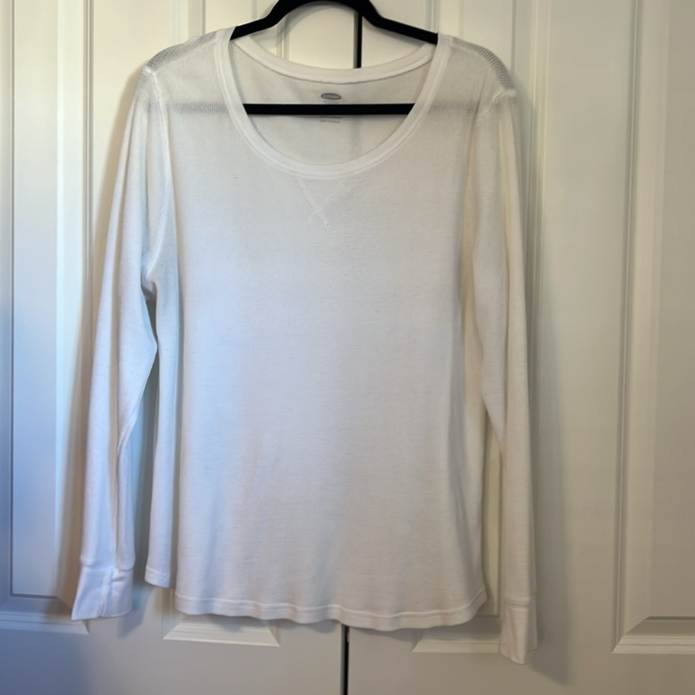 Gap Fitted Stretch Waffle Shirt